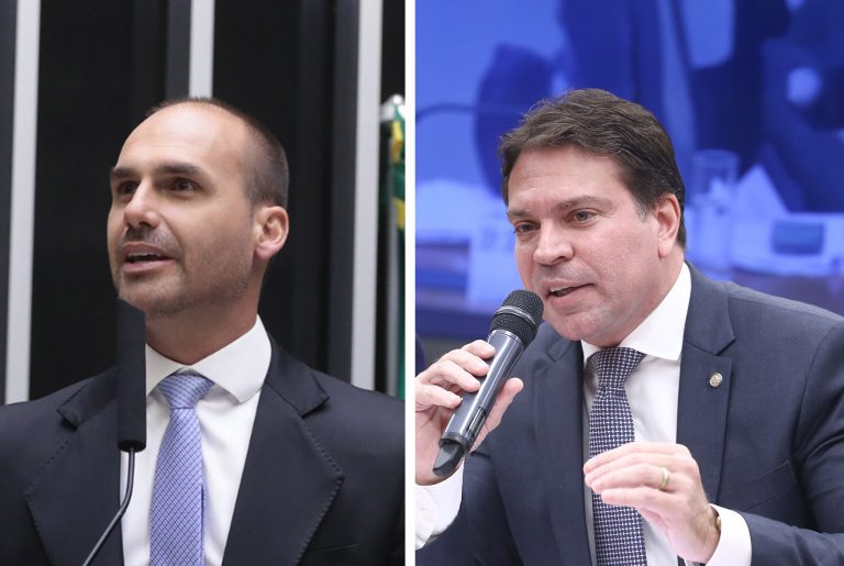 Eduardo Bolsonaro e Alexandre Ramagem