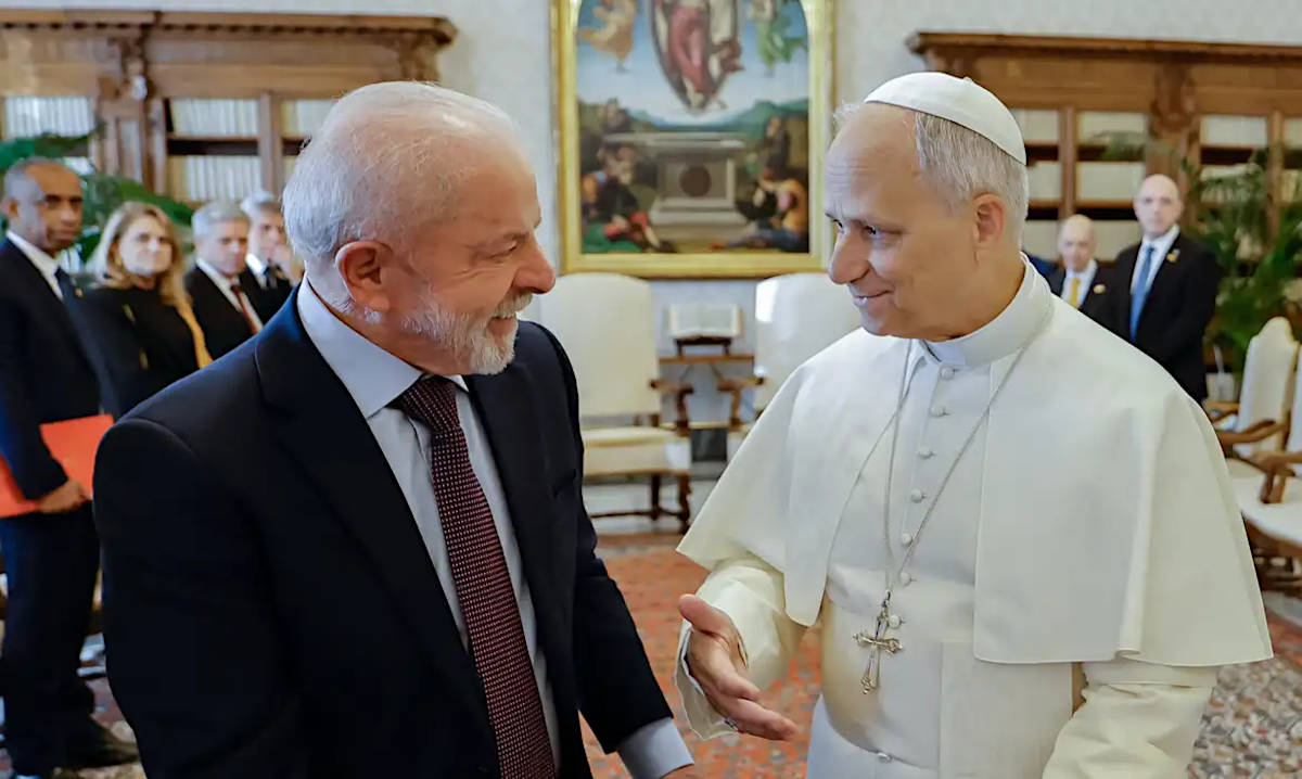 Lula elogiou a Exortação Apostólica Dilexi Te, do papa Leão XIV