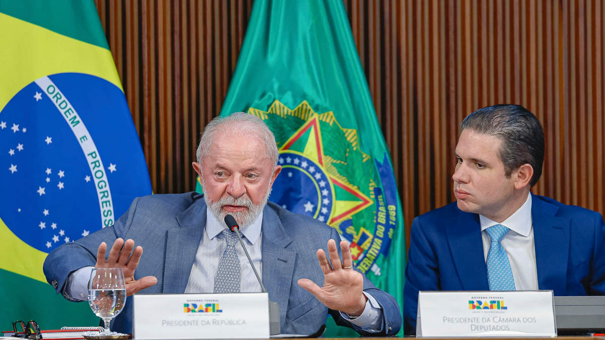 Presidentes da República, Luiz Inácio Lula da Silva, e da Câmara dos Deputados, Hugo Motta