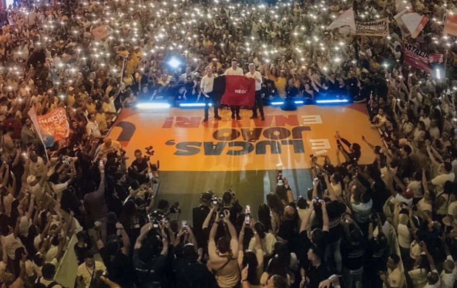 Multidão lotou o Centro de Convenções para convenção de Lucas Ribeiro