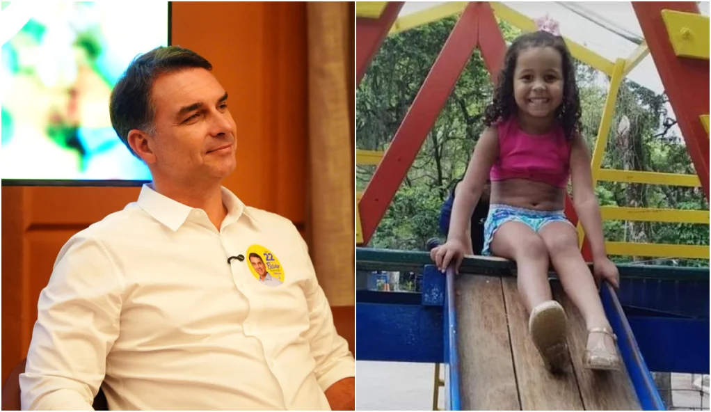 Flávio Bolsonaro foi advogado do PM supeito pelo assassinato da menina Ana Clara