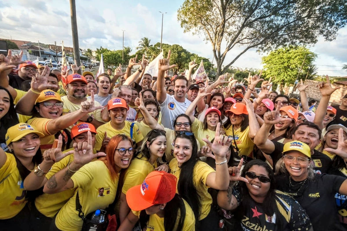 Lucas reuniu multidão no Valentina