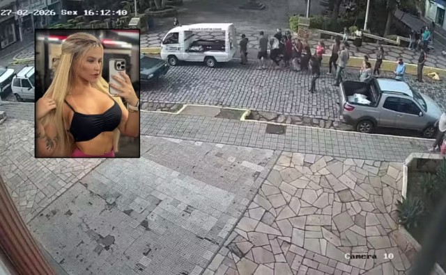 Homem atira à queima-roupa contra mulher que participava do velório da mãe em rua de Baependi