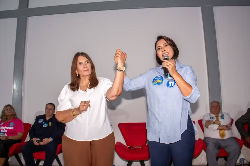 Bia Kicis e Michelle Bolsonaro: dobradinha do PL eleita pelo Distrito Federal