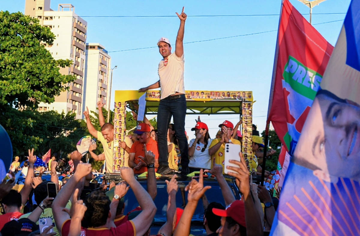 "Quero agradecer a todas as pessoas e à nossa militância", disse Lucas