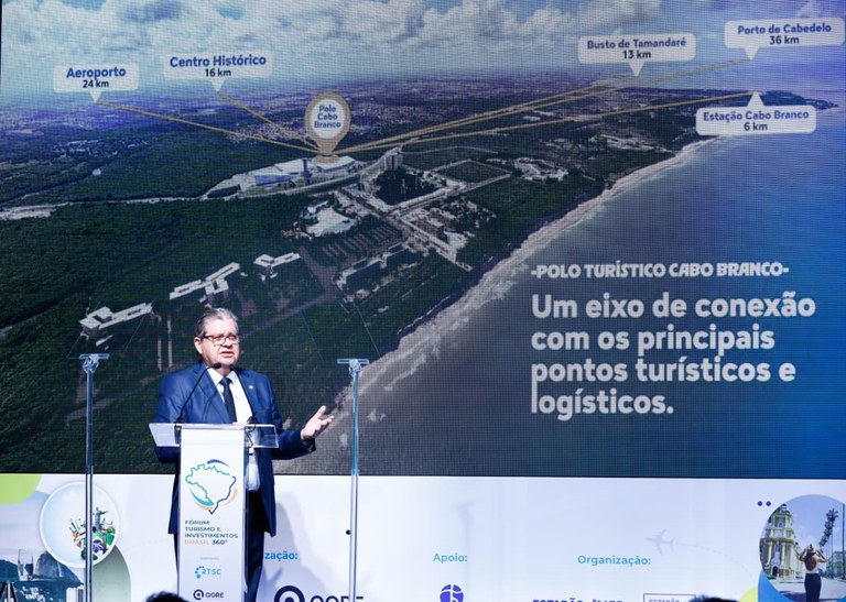 João Azevêdo destacou a capacidade de investimento do estado, fruto de uma gestão fiscal eficiente que impulsiona a economia e reforça a posição da Paraíba como destino turístico
