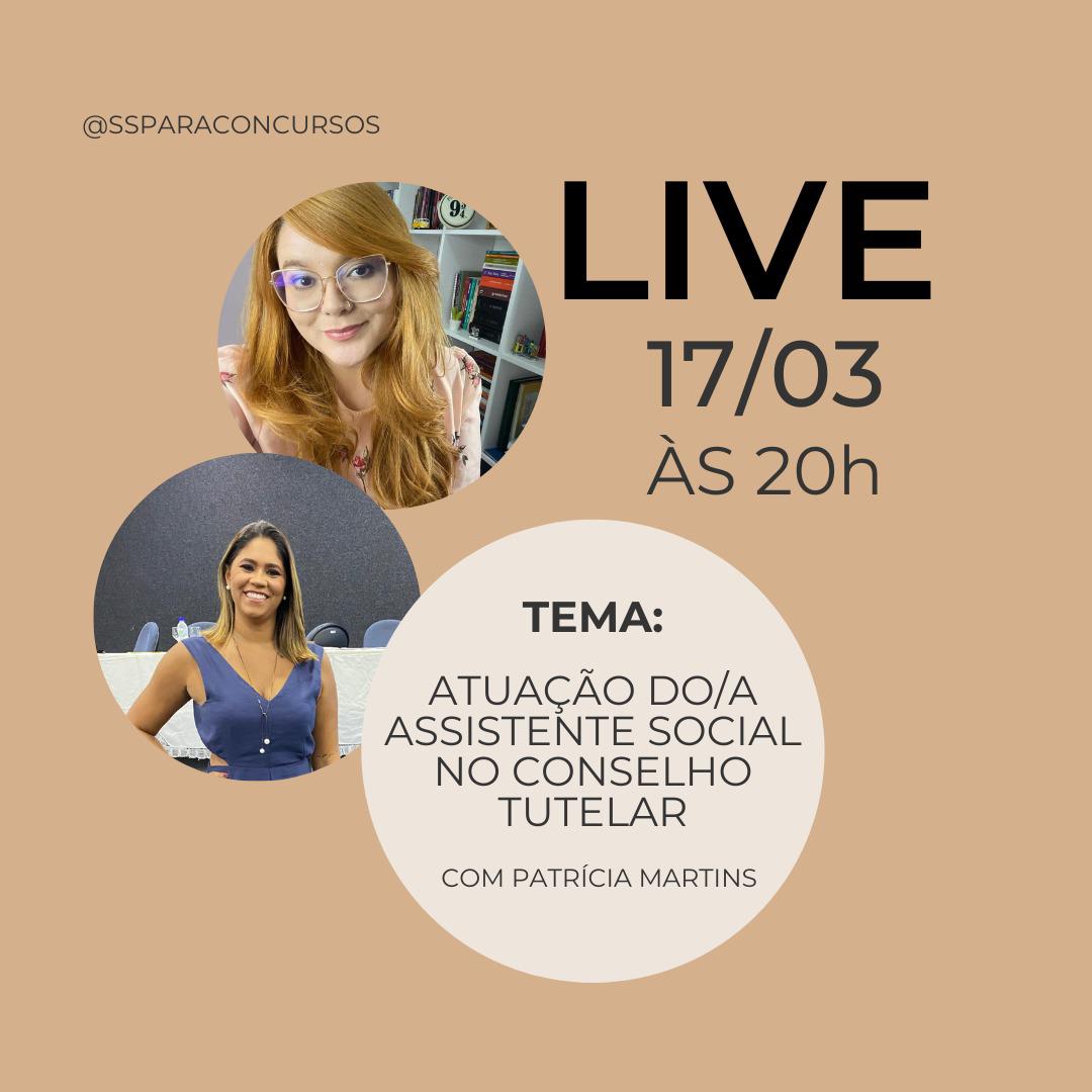 Atuação do assistente social no conselho tutelar é tema de live com Shellen Galdino e Patrícia Martins