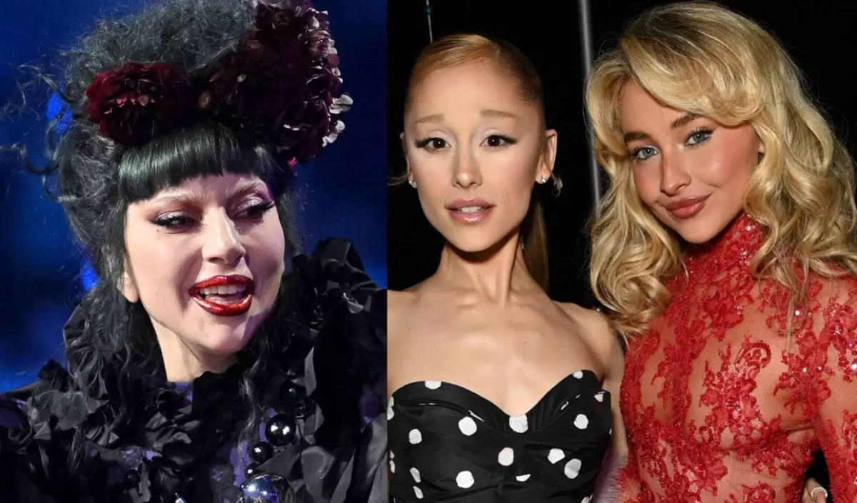 Lady Gaga, Ariana Grande e Sabrina Carpenter foram as grandes vencedoras da noite