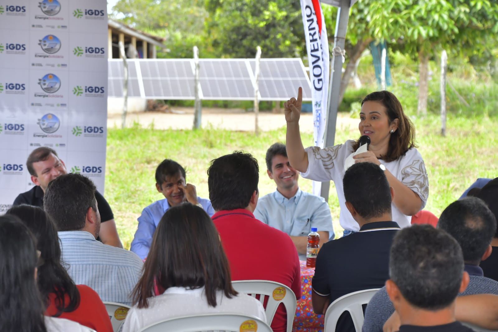 Pollyanna destacou que o Governo da Paraíba tem implementado cerca de 40 políticas públicas de desenvolvimento humano, voltadas para transformar realidades como as das comunidades visitadas