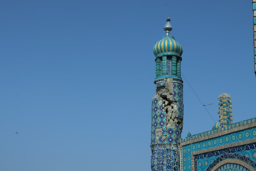 Histórica Mesquita Azul de Mazar-e-Sharif