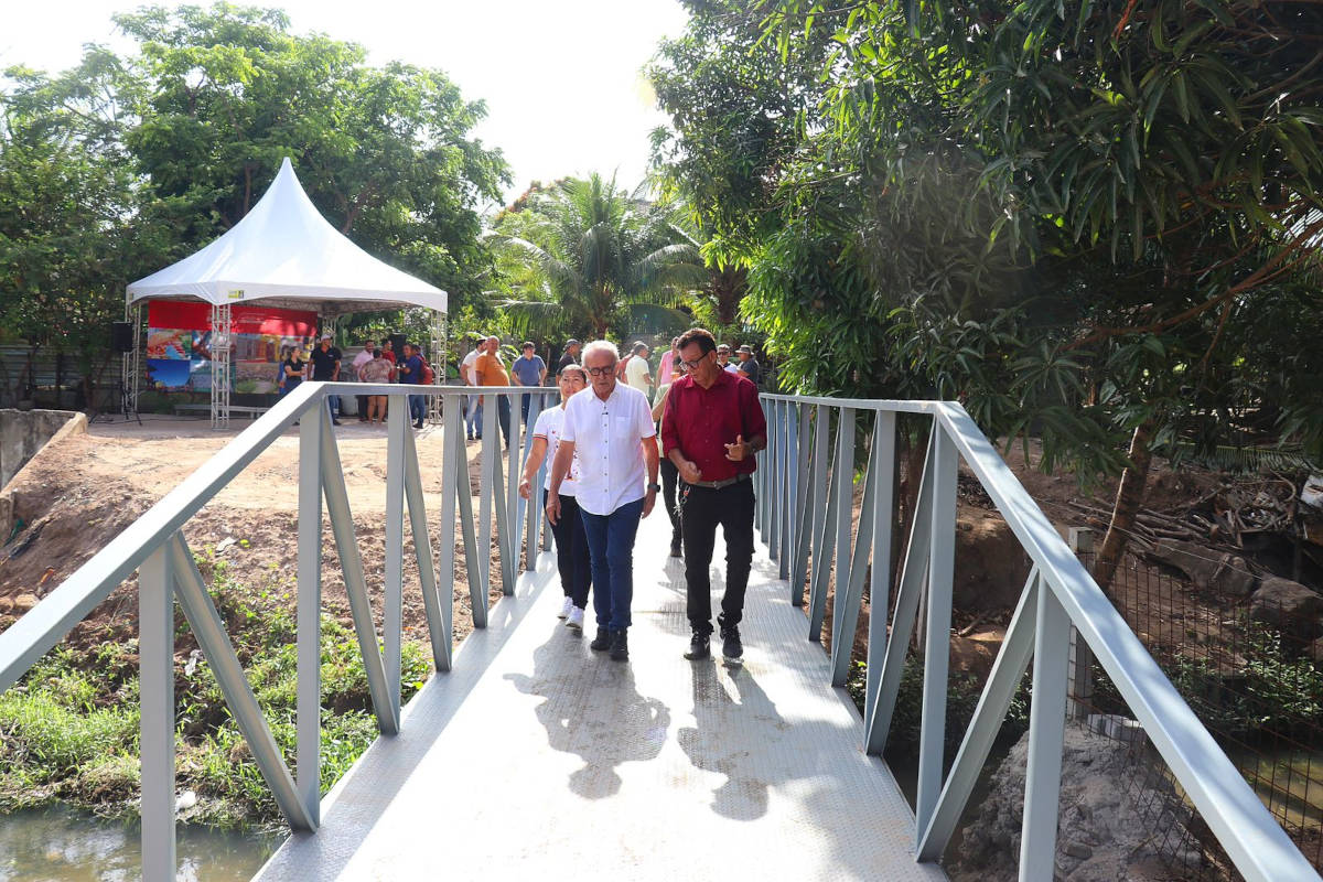 Nova passarela resolve um antigo problema de travessia na região