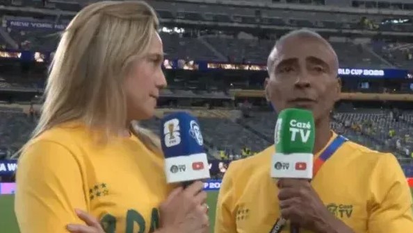 "Quem não conhece muito de futebol, vai ter esse pensamento que você tem", disse Romário