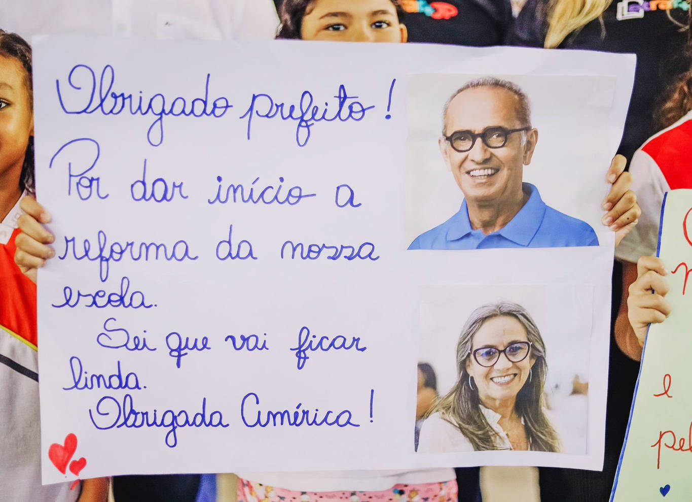Autorização para o início das obras foi recebida com alegria pela comunidade escolar