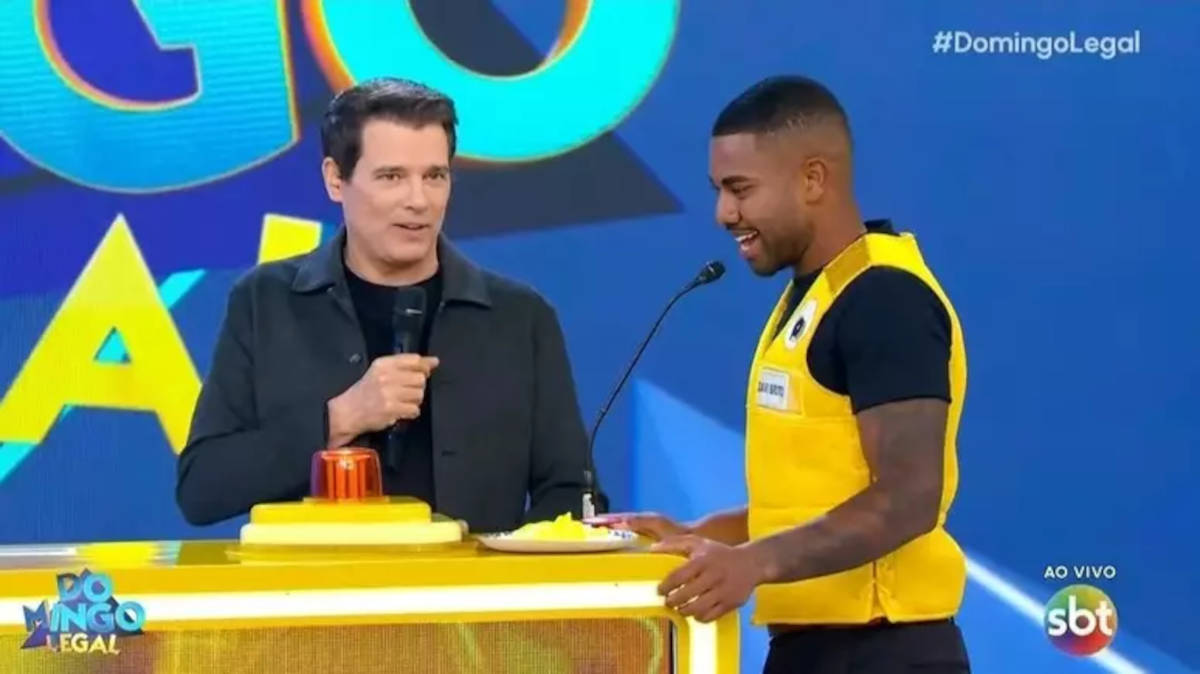 Celso Portioli e Davi no programa Passa ou Repassa?