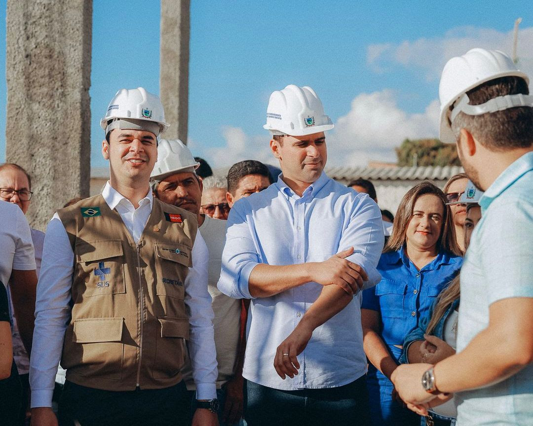 Lucas Ribeiro também inspecionou as obras do Centro Especializado em Reabilitação, com investimentos de R$ 6,5 milhões