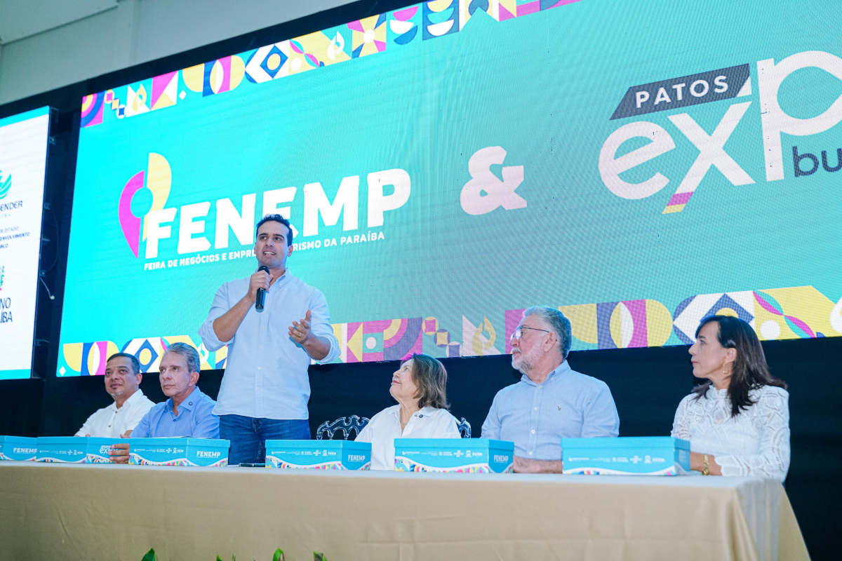 No evento ainda foi lançada a 14ª Fenemp, que acontecerá em Patos nos dias 9, 10 e 11 de outubro