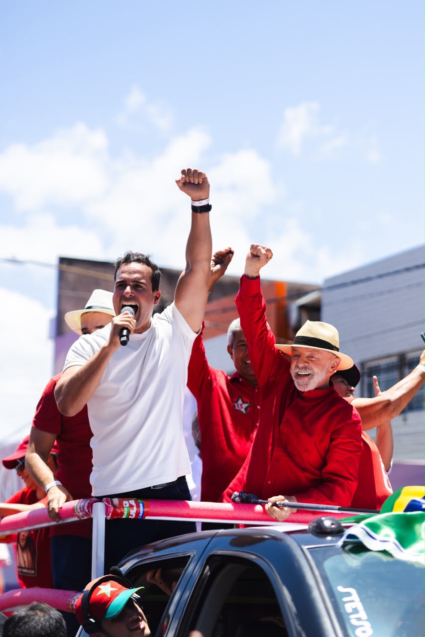 Governador reeleito da Paraíba (à esq.) participou de evento na capital potiguar ao lado do presidente