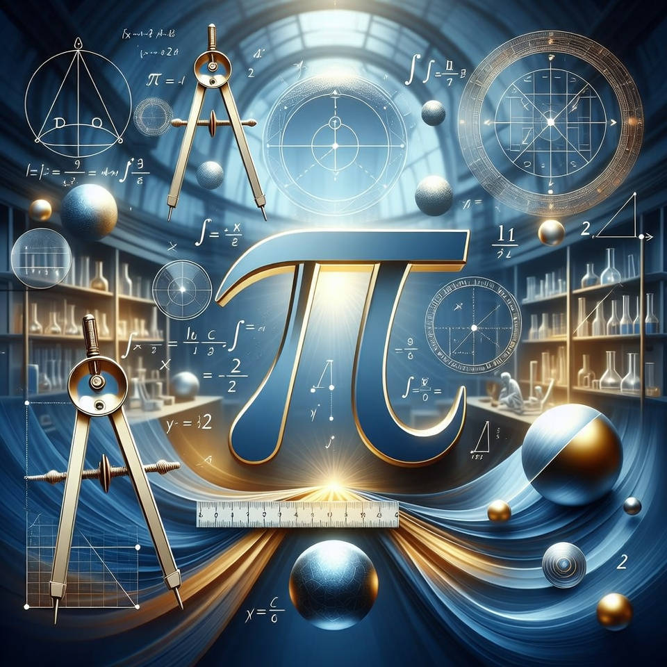 Número Pi é irracional e infinito, comumente aproximado como 3,14159