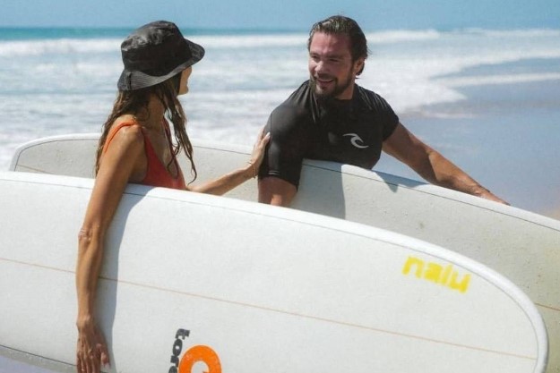 Daniel Vorcaro com sua então namorada, Martha Graeff