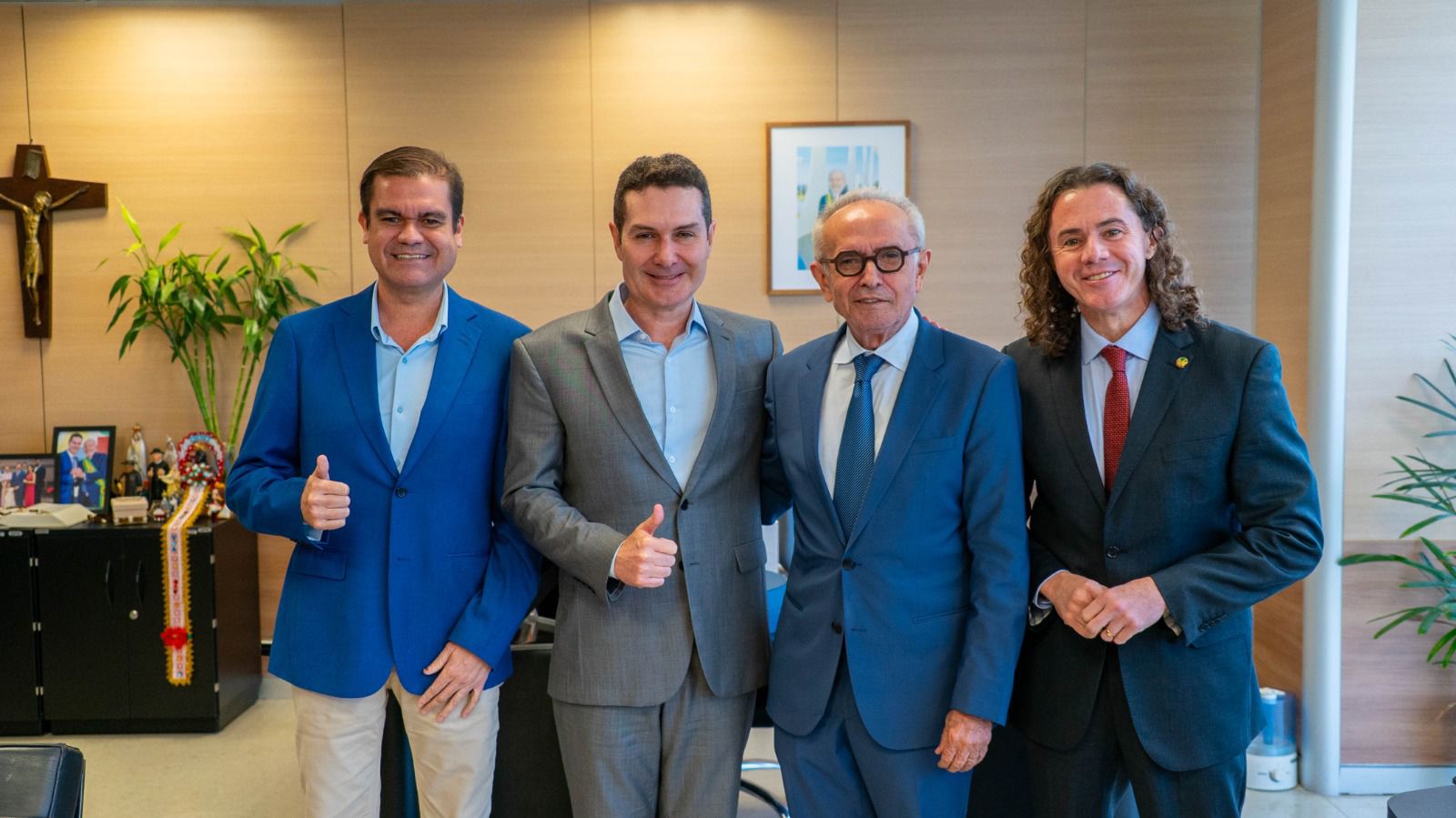 Mersinho Lucena, Jader Filho, Cícero e Veneziano