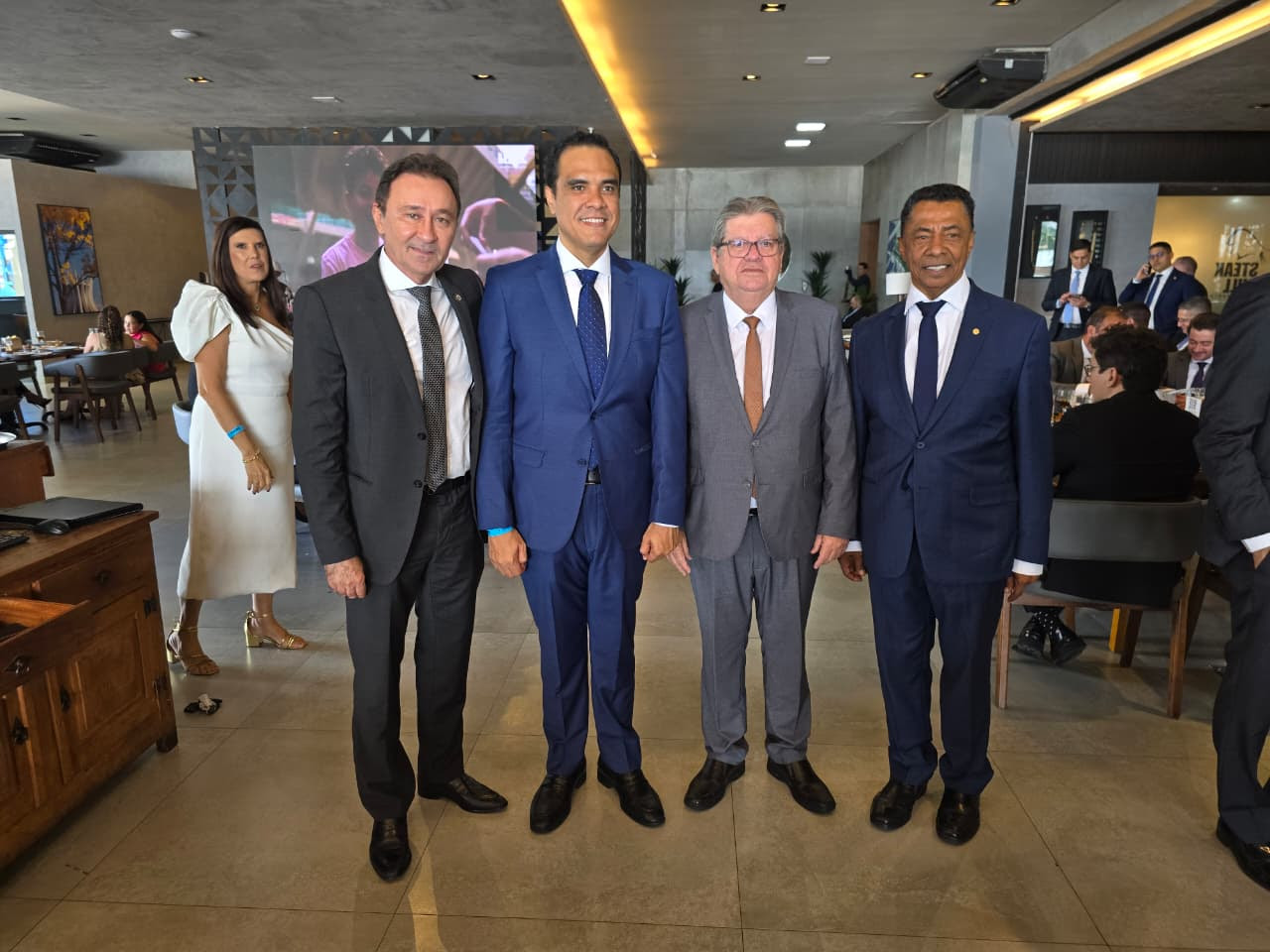 Deusdete Queiroga, Gustavo Feliciano, João Azevêdo e Damião Feliciano 