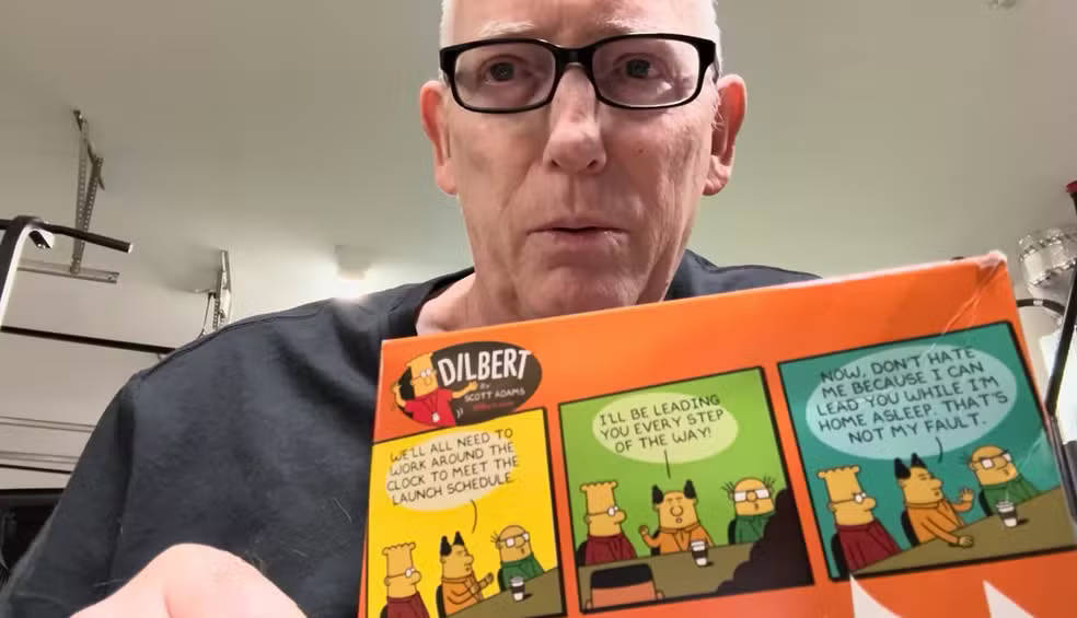 Nos últimos dez anos, Scott Adams se destacou também como comentarista conservador