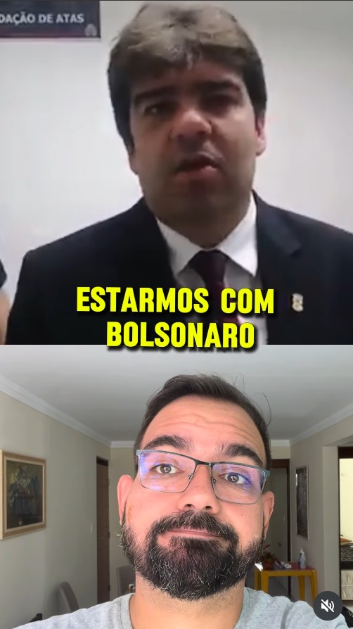 Eduardo Carneiro (acima) é defensor de Jair Bolsonaro; Olímpio Rocha reage