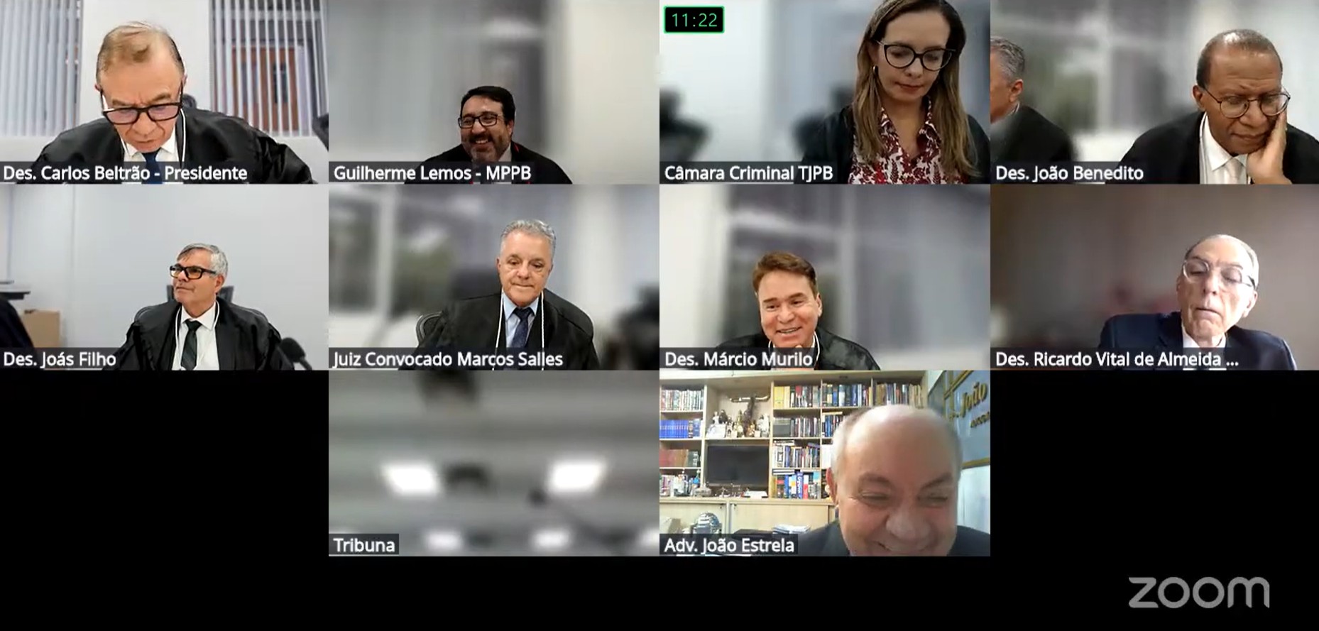 Brincadeira sobre o 31 de março aconteceu na 9ª Sessão Ordinária da Câmara Criminal do TJPB