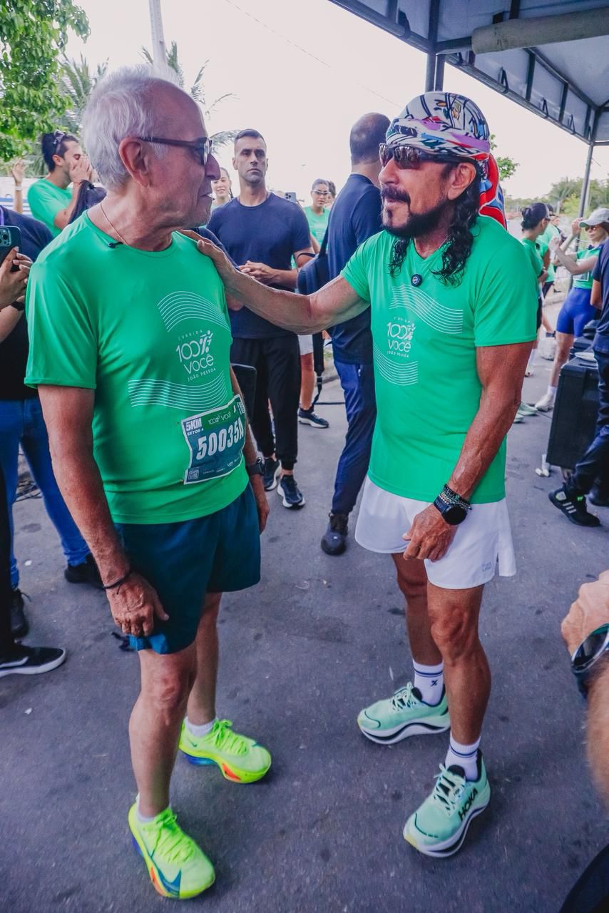 Para o prefeito Cícero Lucena (à esq.), o sucesso do evento demonstra a força crescente do esporte na cidade