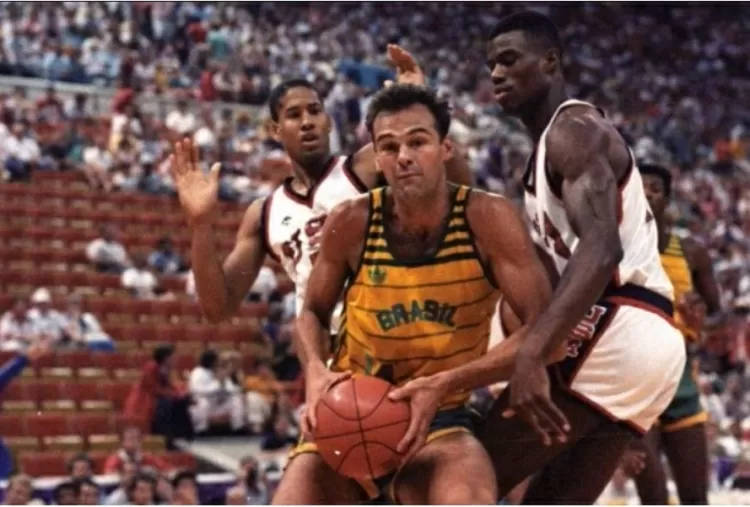 Oscar em ação na final dos Jogos Pan-Americanos de 1987
