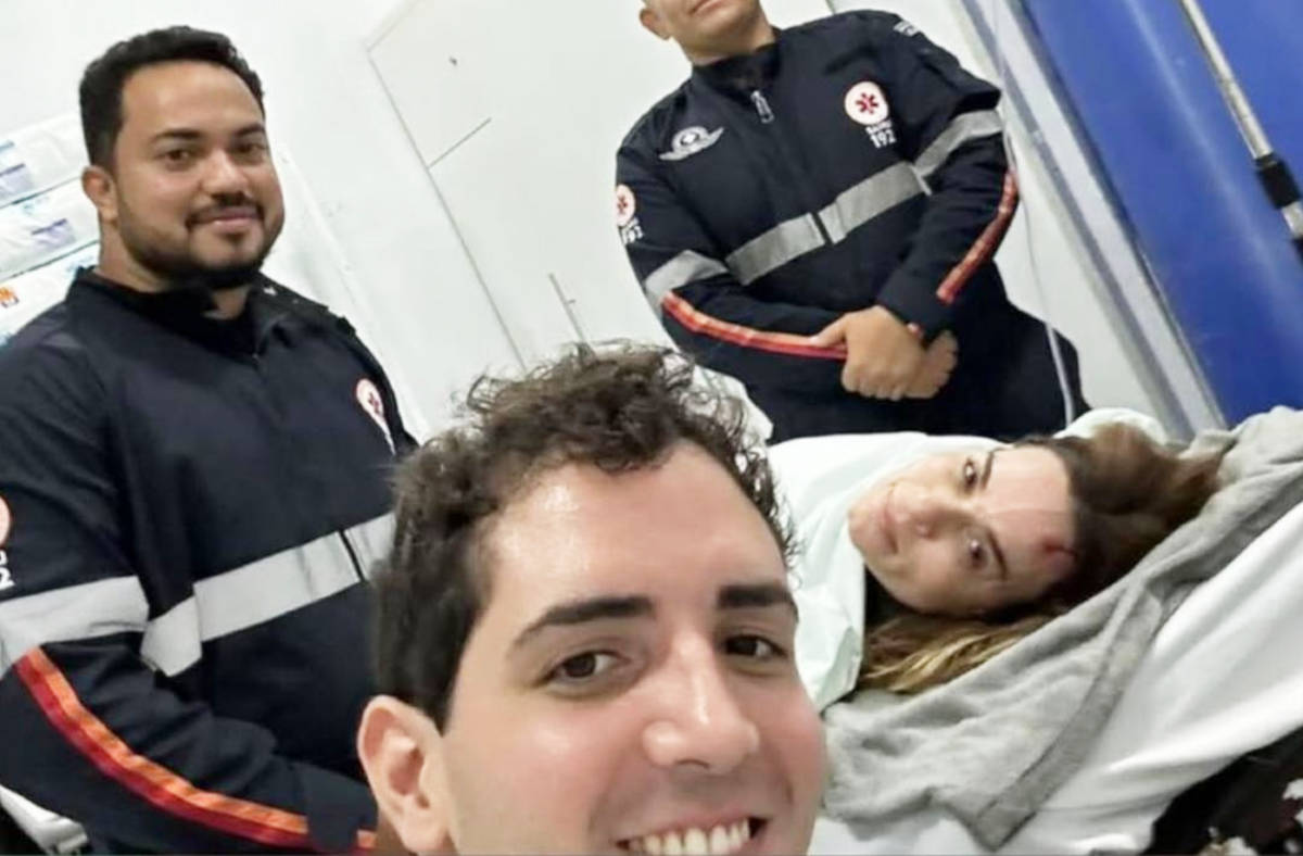 Senadora Daniella Ribeiro precisou receber dois pontos na região da testa