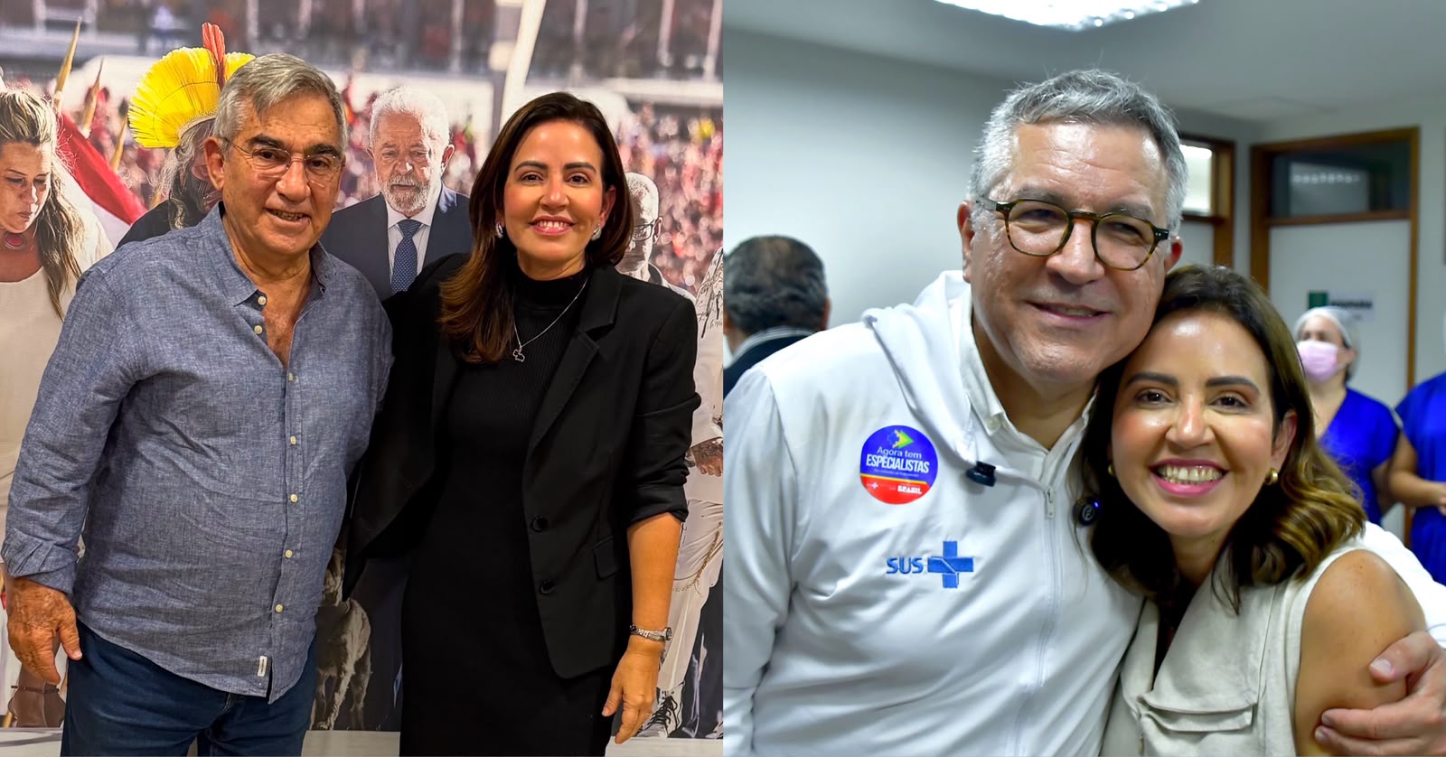 Gilberto Carvalho e Alexandre Padilha defendem a candidatura de Pollyanna