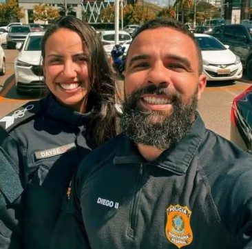 Autor do crime foi o namorado dela, o policial rodoviário federal Diego Oliveira de Souza
