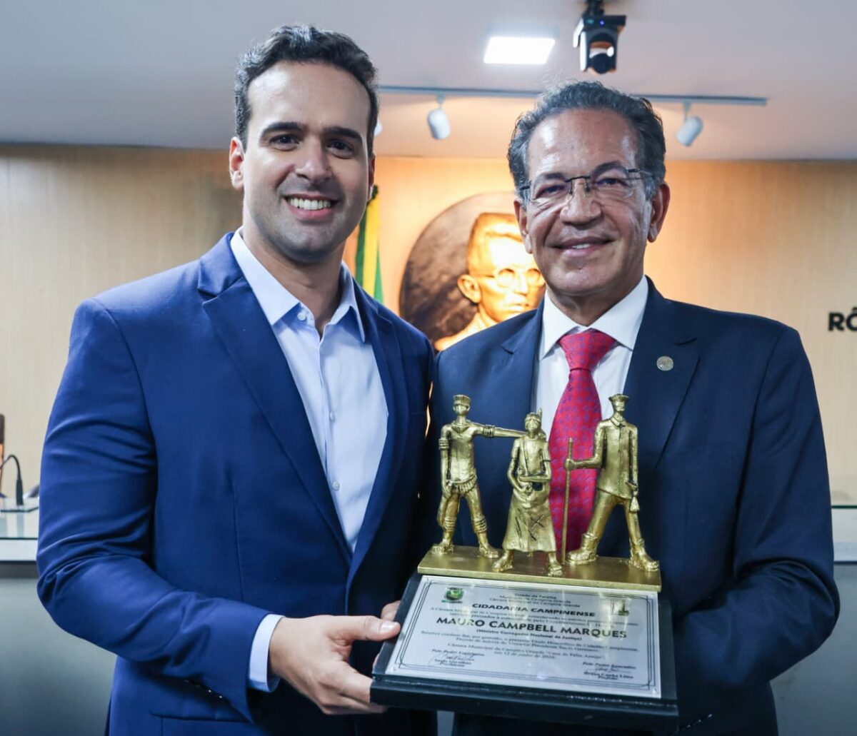 "Uma terra que admiro profundamente", disse o ministro Mauro Campbell sobre Campina Grande