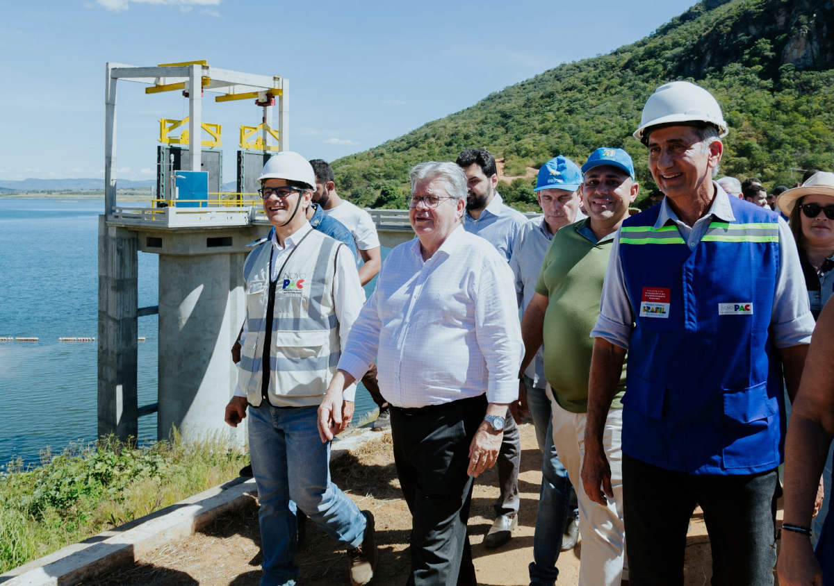 Governador João Azevêdo ressaltou que essa obra demonstra o compromisso dos governos com a promoção da segurança hídrica e desenvolvimento do estado