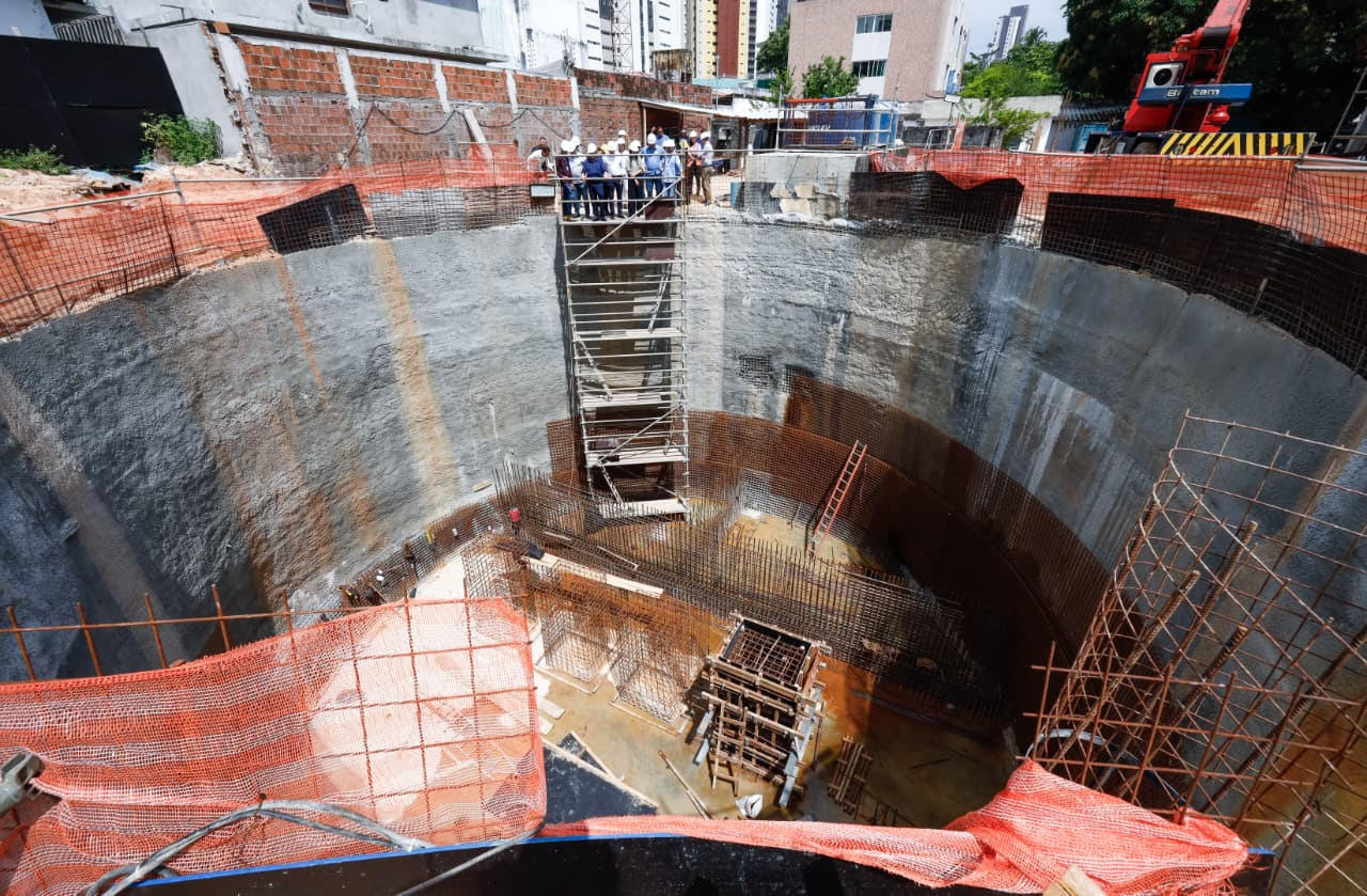 Obra integra um conjunto de ações para ampliar e modernizar o sistema saneamento da capital 