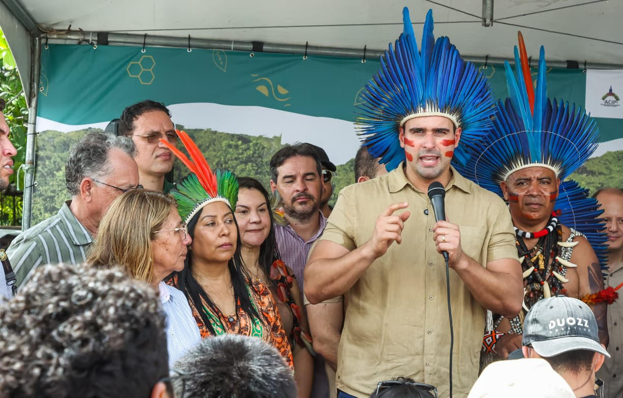 "Todo 19 de abril, o nosso governo está presente, participando dessa celebração e apoiando com ações, mas nossas políticas públicas estão presentes o ano inteiro", disse o governador Lucas Ribeiro