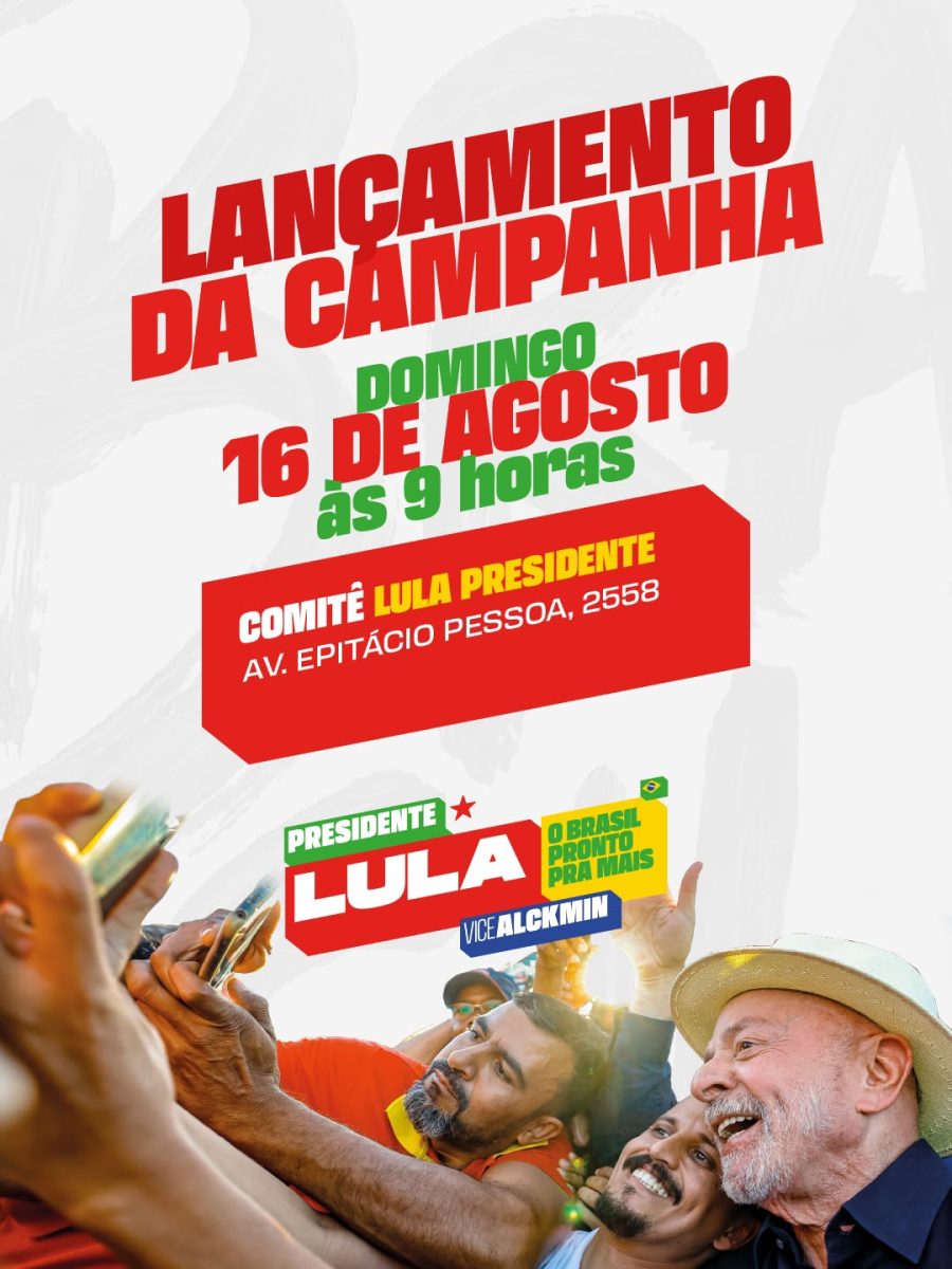 Na Paraíba, o chamado é para um grande ato em rede: apoiadores poderão assistir coletivamente em diversos pontos de exibição, compartilhar nas redes sociais e fortalecer a mobilização
