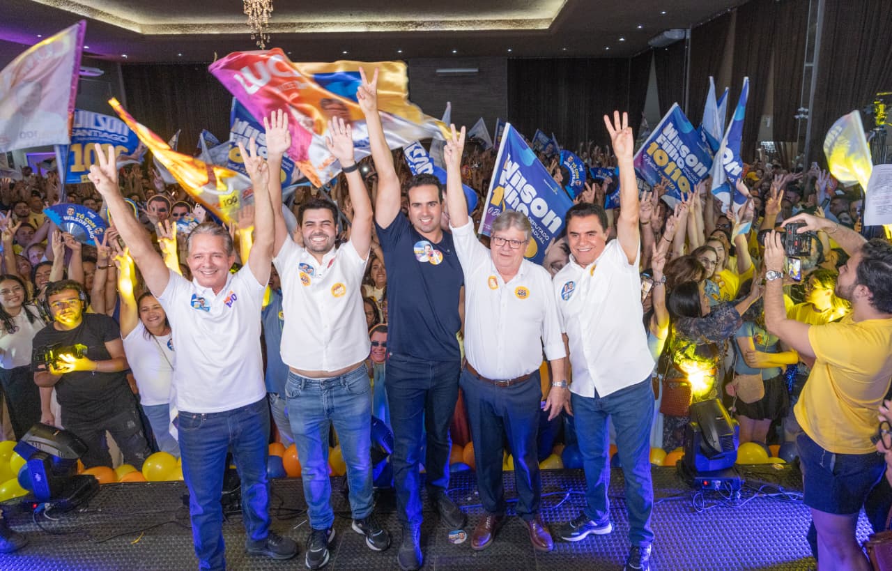Nabor Wanderley, Wilson Filho, Lucas Ribeiro, João Azevêdo e Wilson Santiago