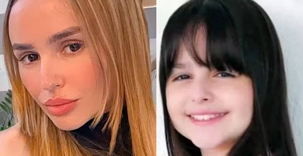 Lidiane Aline Lorenço e a filha, Miana Sophya Santos