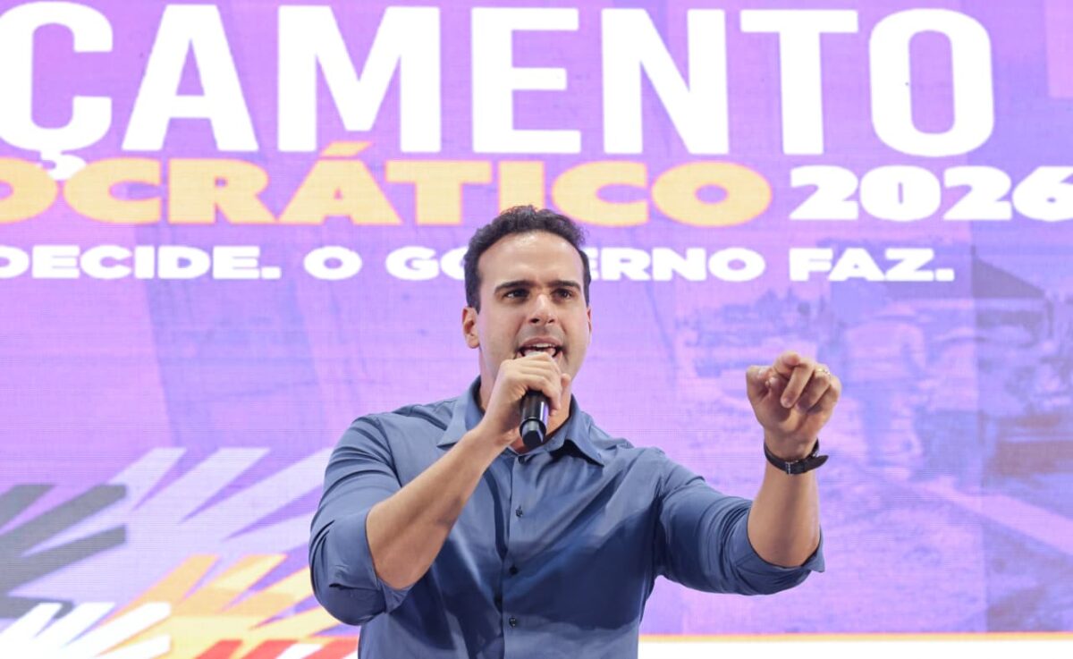 "É assim que a gente avança: conectado com o nosso povo", disse Lucas Ribeiro