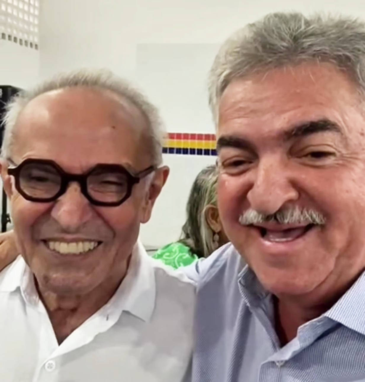 Prefeito Cícero Lucena e deputado estadual João Gonçalves