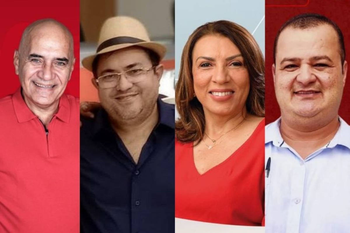Ari França, Carlinhos, Cida Ramos e Luizinho concorrem à presidência do PT-PB 