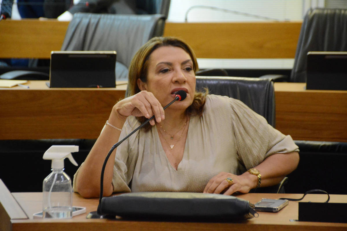 Cida Ramos agradeceu a todos que fizeram homenagens e prestigiaram a posse