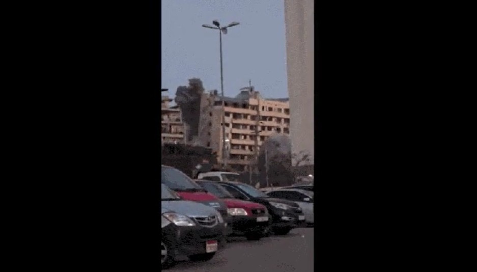 Edifício de 16 andares desaba no centro de Beirute após ser atingido por míssil israelense