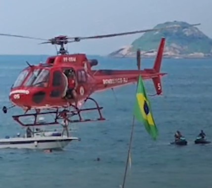 Corpo de Bombeiros Militar foi acionado para prestar socorro às duas vítimas