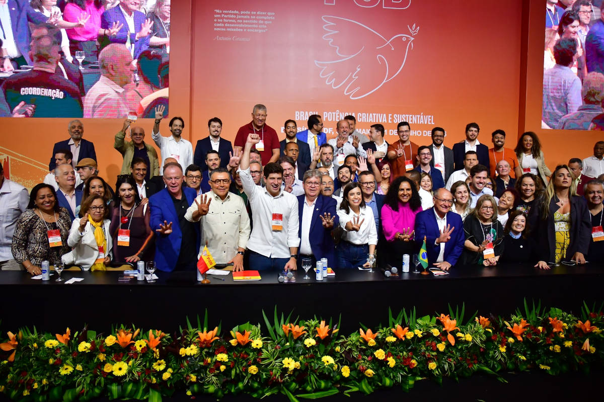 Encerramento do XVI Congresso Nacional do PSB, que elegeu João Campos presidente nacional do partido