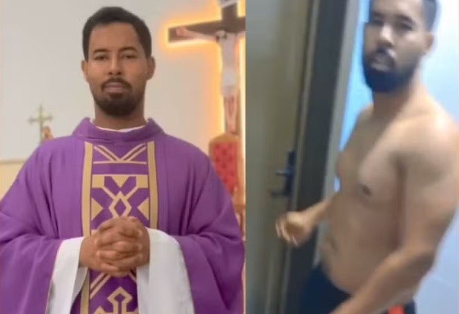 Padre Luciano Braga Simplício, da Paróquia Nossa Senhora Aparecida