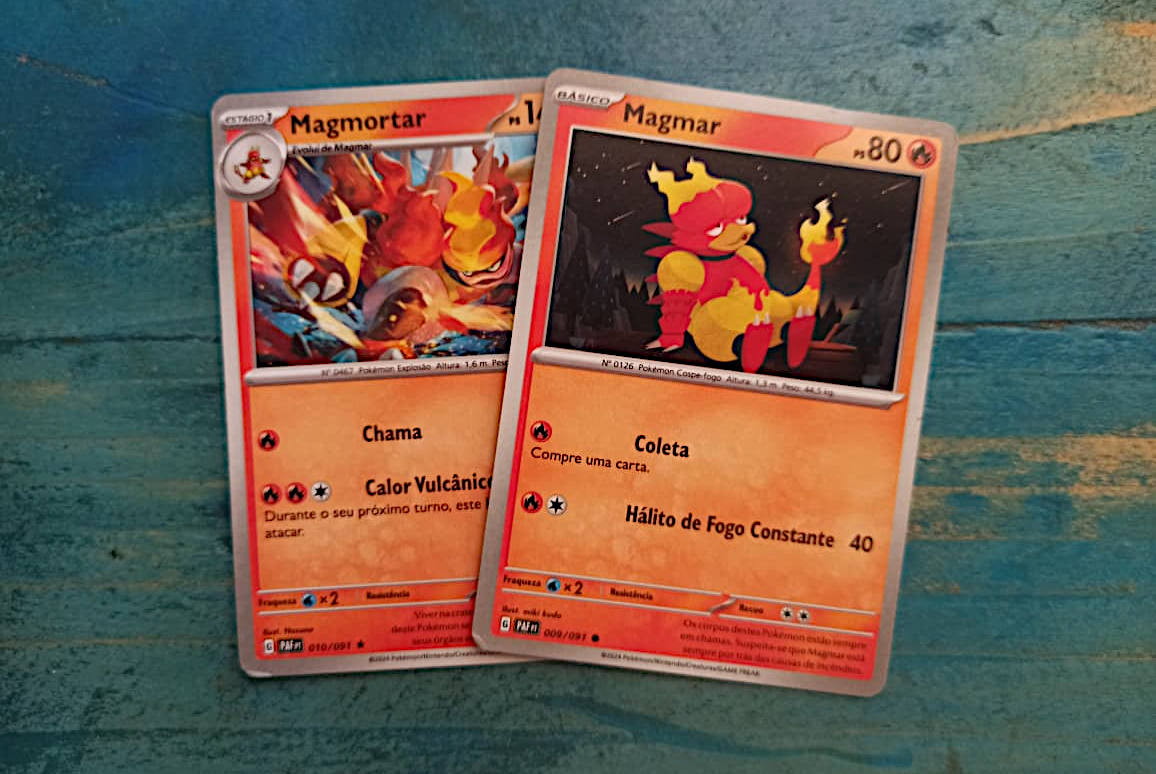 Cartas do jogo Pokémon