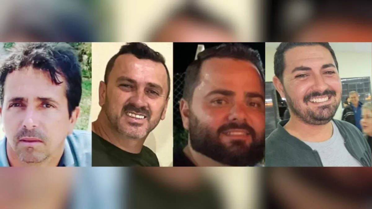 Robishley Hirnani de Oliveira, Rafael Juliano Marascalchi, Diego Henrique Afonso e Alencar Gonçalves de Souza sumiram após cobrança de dívida em Icaraíma, no Paraná 
